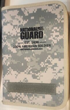 National Guard ACU Notebook Organizer w/ Notepad – Military Promo Gear